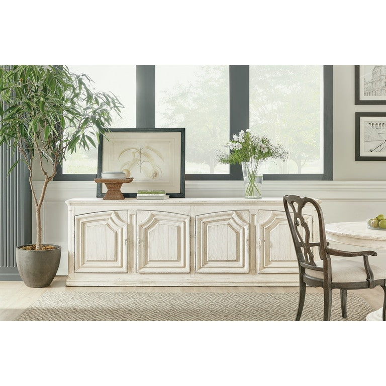 Traditions Credenza-Hooker-HOOKER-5961-85004-02-Sideboards & CredenzasWhite-2-France and Son