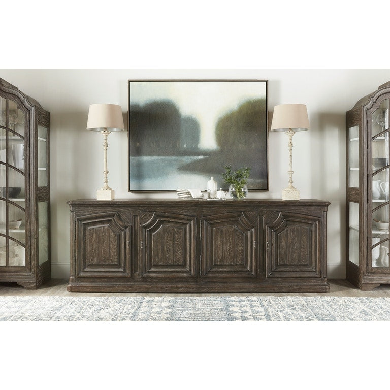 Traditions Credenza-Hooker-HOOKER-5961-85004-02-Sideboards & CredenzasWhite-4-France and Son