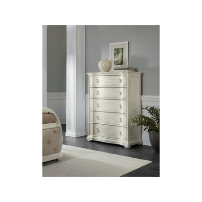 Traditions Six-Drawer Chest-Hooker-HOOKER-5961-90010-02-DressersWhite-2-France and Son
