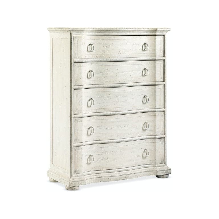 Traditions Six-Drawer Chest-Hooker-HOOKER-5961-90010-02-DressersWhite-1-France and Son