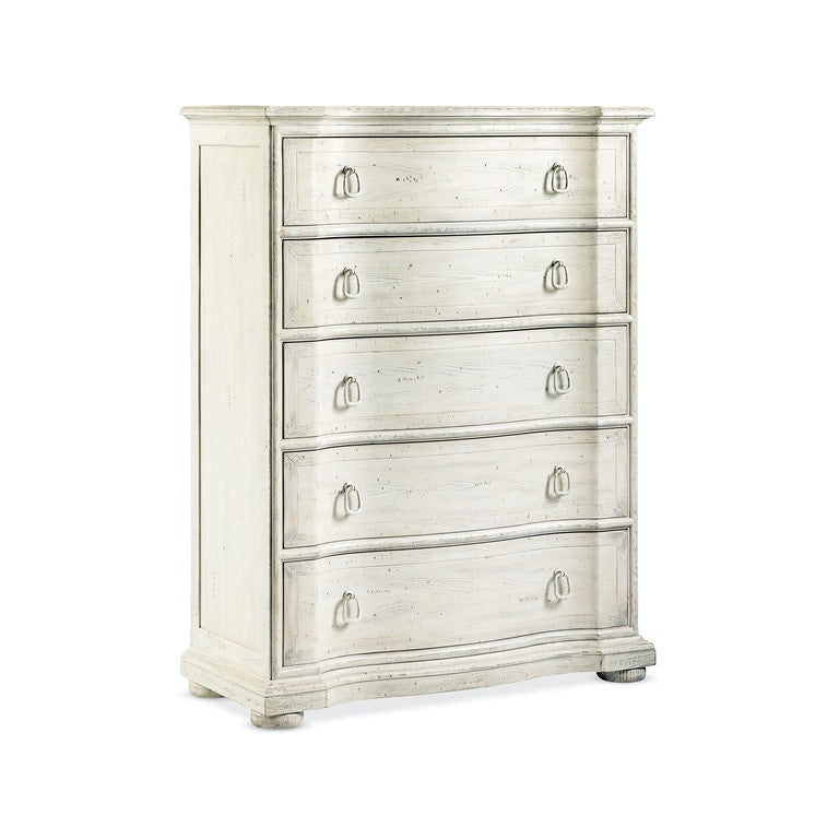 Traditions Six-Drawer Chest-Hooker-HOOKER-5961-90010-02-DressersWhite-1-France and Son