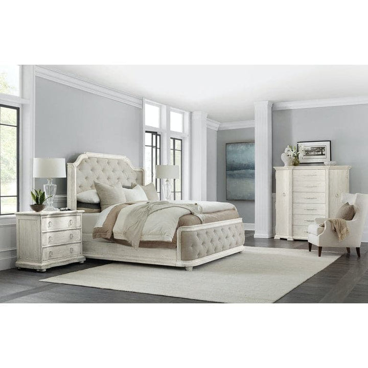 Traditions King Upholstered Panel Bed-Hooker-HOOKER-5961-90866-02-BedsKing-2-France and Son