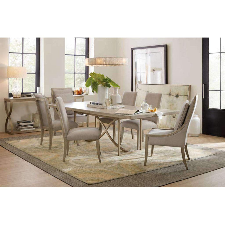 Elixir 80in Rectangular Dining Table w/1-20in Leaf-Hooker-HOOKER-5990-75200-LTWD-Dining Tables-3-France and Son