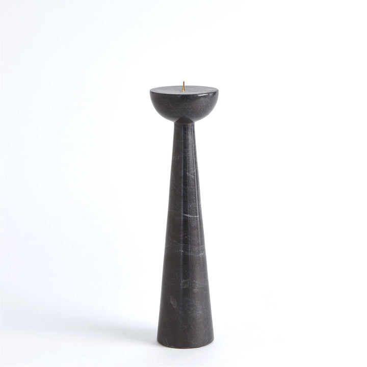 Round Top Candle Stand-Global Views-GVSA-7.91492-Candle HoldersSmall-Black-5-France and Son