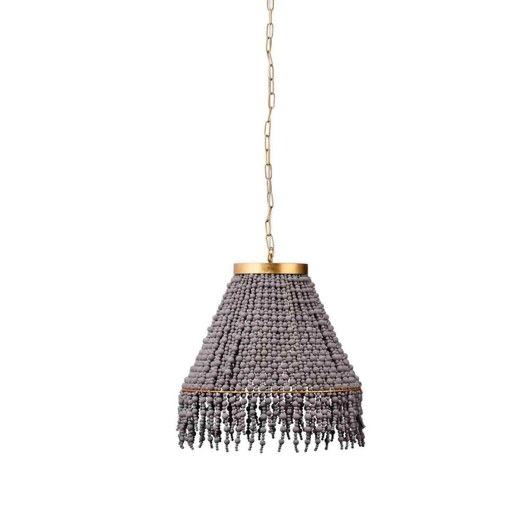 Angelou Beaded Cone Chandelier-Jamie Young-JAMIEYO-5ANGE-CHGR-Chandeliers-1-France and Son