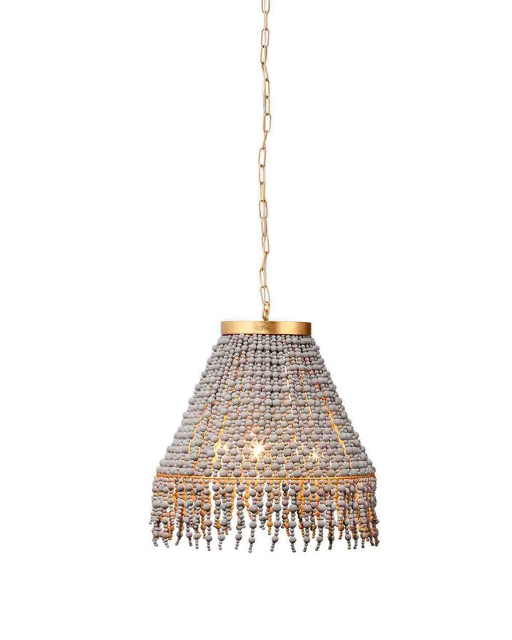 Angelou Beaded Cone Chandelier-Jamie Young-JAMIEYO-5ANGE-CHGR-Chandeliers-2-France and Son