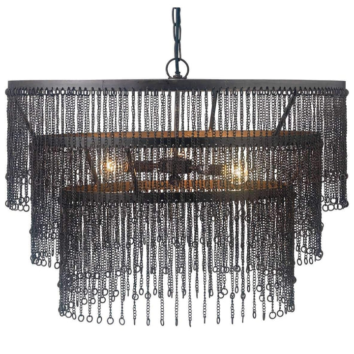 Link Chandelier in Iron