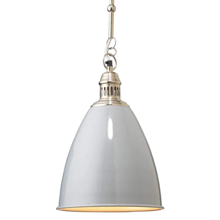 Tavern Pendant in Grey Metal-Jamie Young-JAMIEYO-5TAVE-PDGR-Pendants-2-France and Son