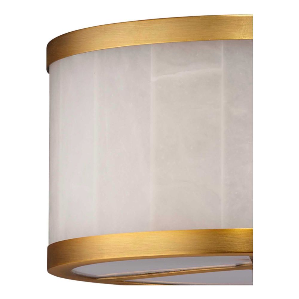 Upsala Alabaster Flush Mount Ceiling Light - Small-Jamie Young-JAMIEYO-5UPSA-SMAL-Flush Mounts-4-France and Son