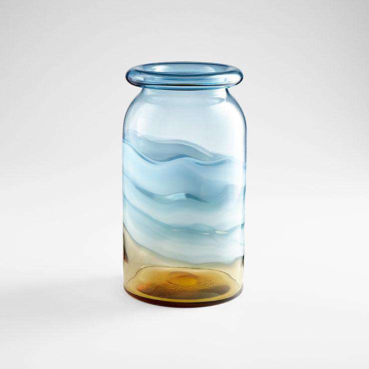 Dusk On The Horizon Vase-Cyan Design-CYAN-09187-DecorLarge-2-France and Son