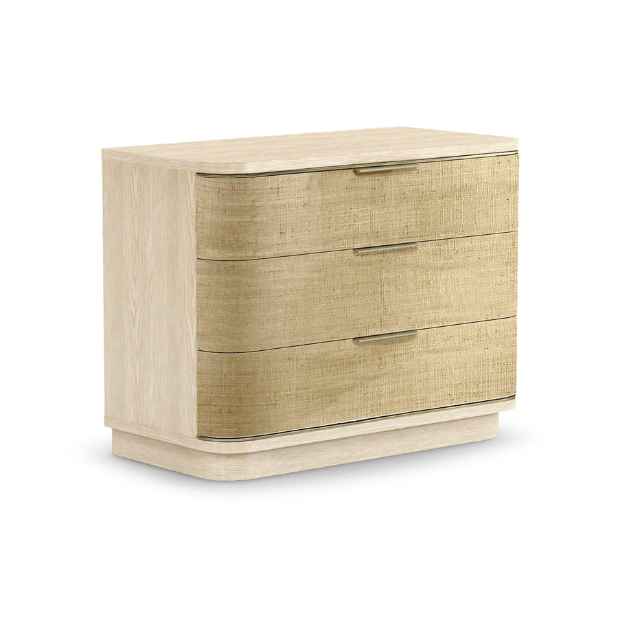 Large Grasscloth Nightstand-Jonathan Charles-JCHARLES-001-1-933-WWO-Nightstands-1-France and Son