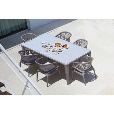 Journey Curve Dining Armchair by Skyline-Skyline Design-SKYLINE-23092-Set-Outdoor Dining Chairs-2-France and Son
