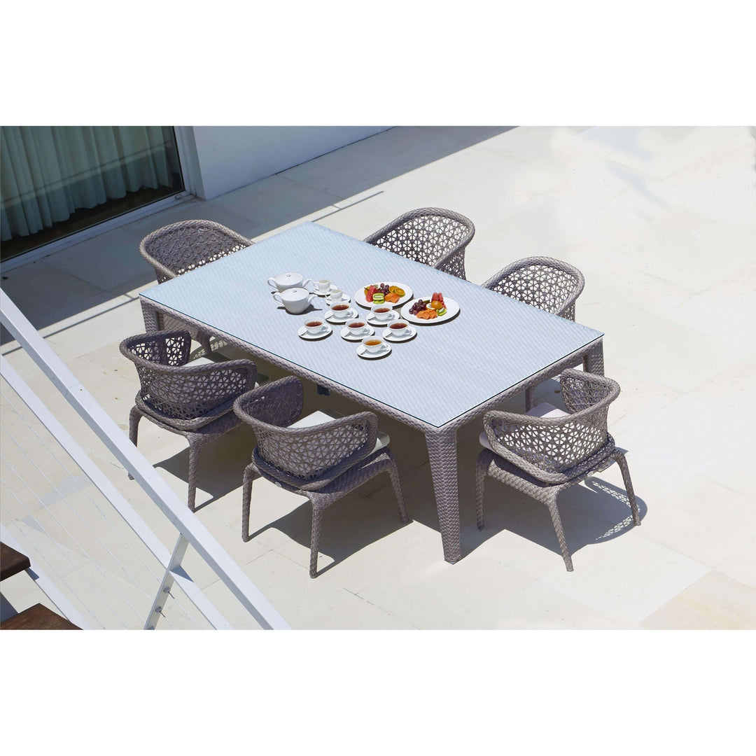 Journey Rectangular Dining Table by Skyline-Skyline Design-SKYLINE-2386-Set-Outdoor Dining Tables-1-France and Son