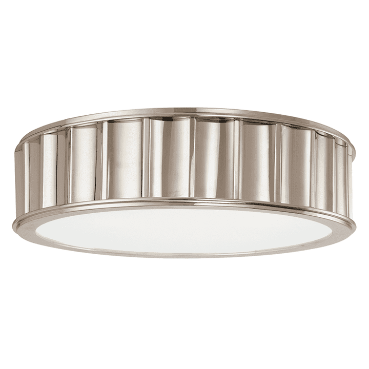 Middlebury 3 Light Round Flush Mount-Hudson Valley-HVL-912-PN-Flush MountsPolished Nickel-2-France and Son