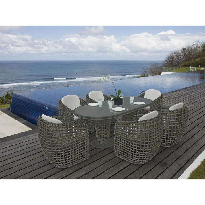 Dynasty Dining Armchair by Skyline Design-Skyline Design-SKYLINE-22462-BM-Set-Outdoor Dining ChairsBlack Mushroom-3-France and Son