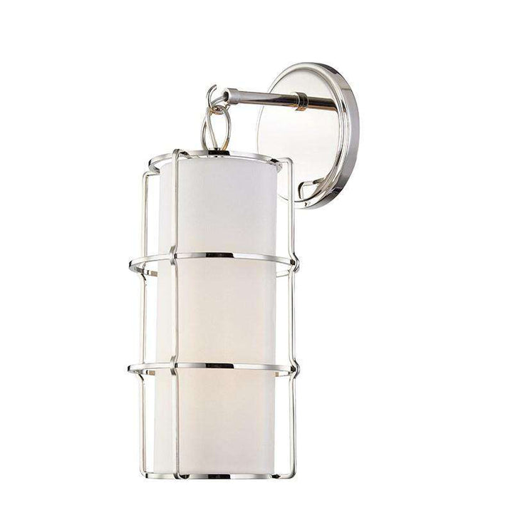 Sovereign 1 Light Wall Sconce-Hudson Valley-HVL-1500-PN-Wall LightingPolished Nickel-2-France and Son