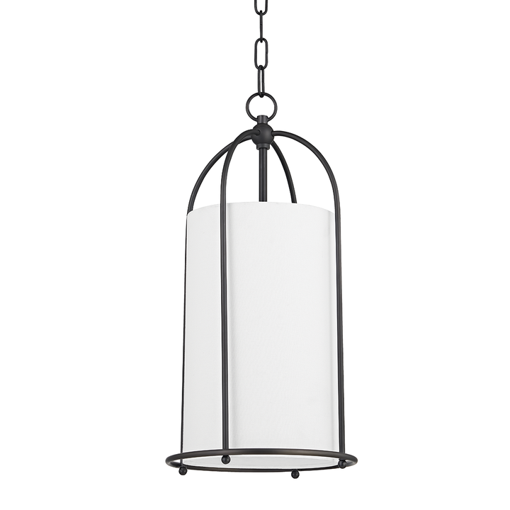 Orlando 1 Light Lantern - 11"-Hudson Valley-HVL-4810-BBR-Outdoor Post LanternsBlack Brass-2-France and Son