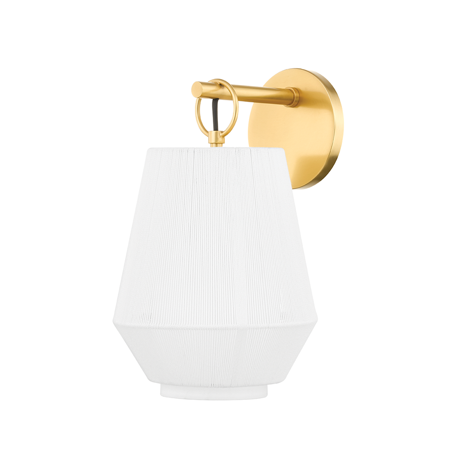 Debi - 1 Light Wall Sconce-Hudson Valley-HVL-BKO500-AGB-Wall Lighting-1-France and Son