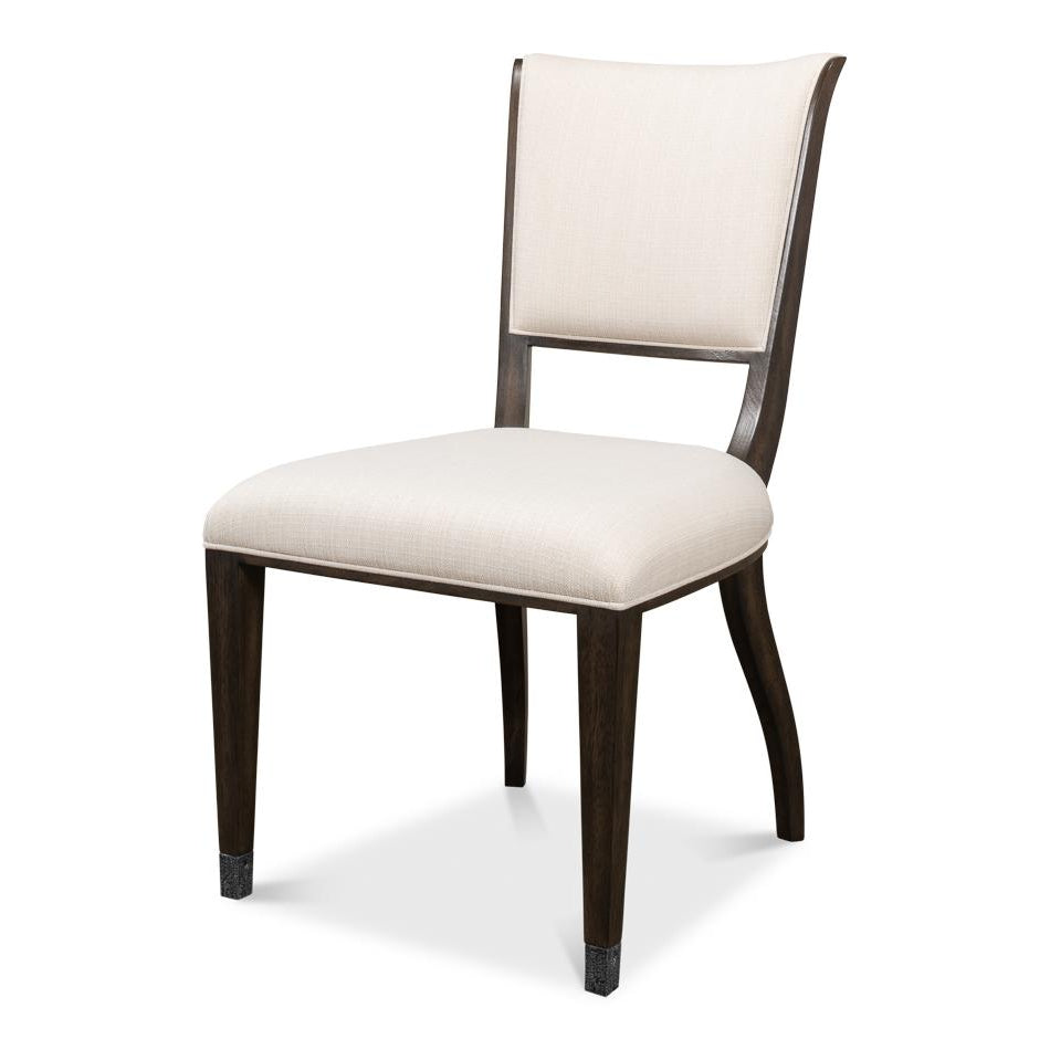Elegant Dining Side Chair-SARREID-SARREID-60-156-2-Dining ChairsArtisan Grey-8-France and Son