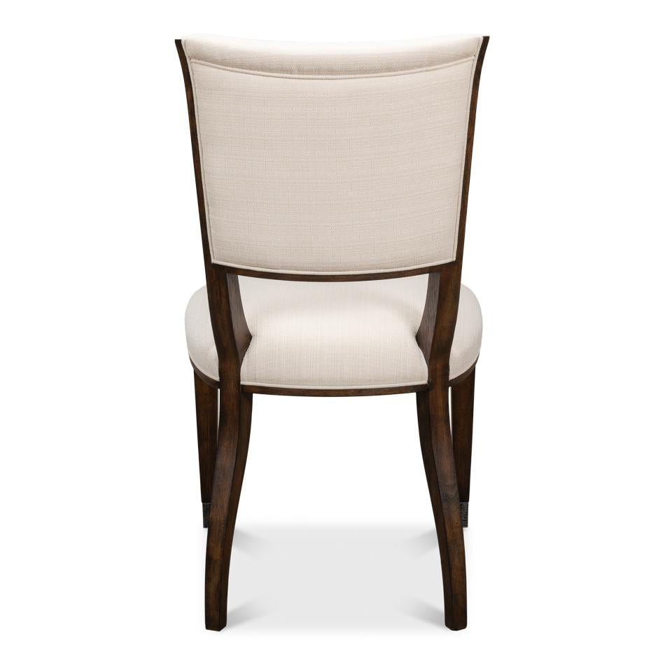 Elegant Dining Side Chair-SARREID-SARREID-60-156-6-Dining ChairsWhitewash White-5-France and Son
