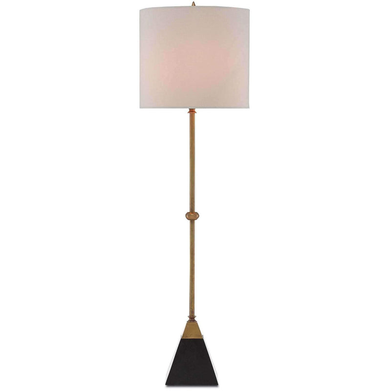 Recluse Table Lamp-Currey-CURY-6000-0078-Table LampsVintage Brass/Black-1-France and Son
