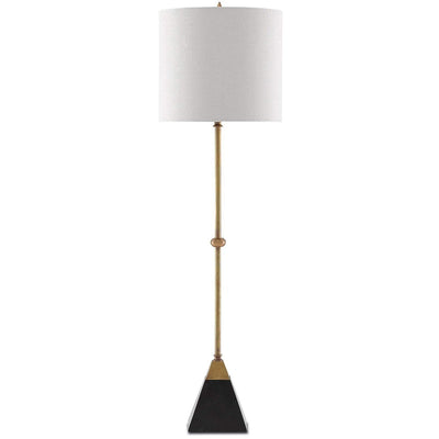 Recluse Table Lamp-Currey-CURY-6000-0078-Table LampsVintage Brass/Black-2-France and Son