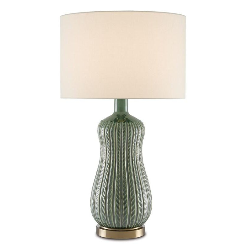 Mamora Table Lamp-Currey-CURY-6000-0673-Table LampsGreen-3-France and Son