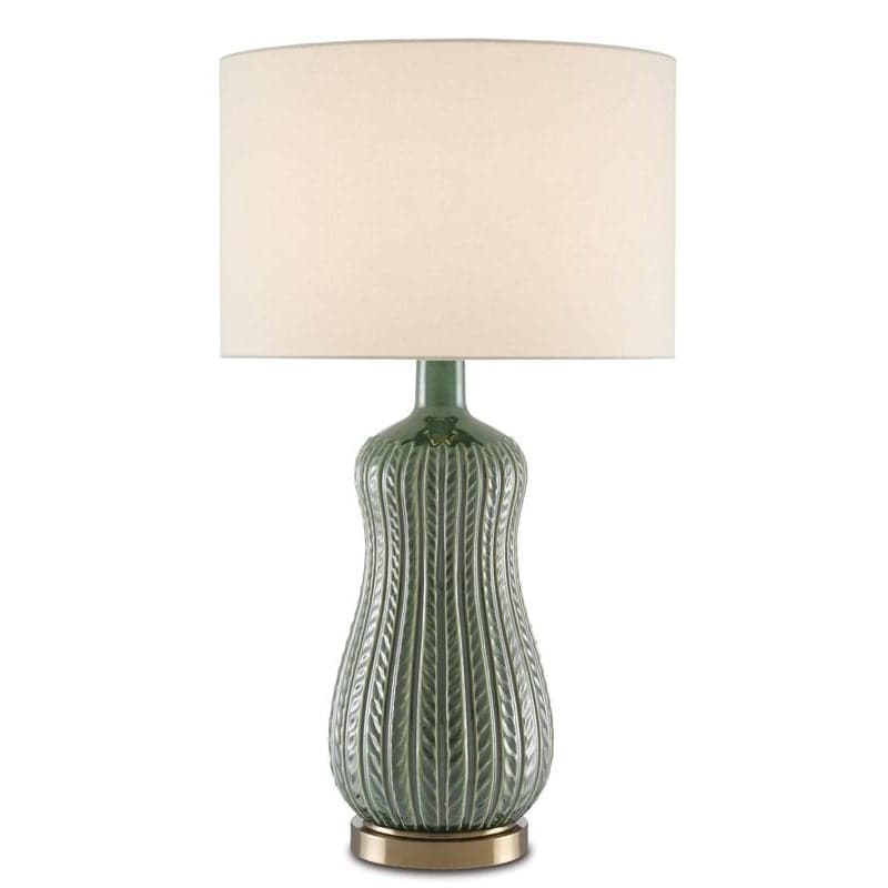 Mamora Table Lamp-Currey-CURY-6000-0673-Table LampsGreen-3-France and Son