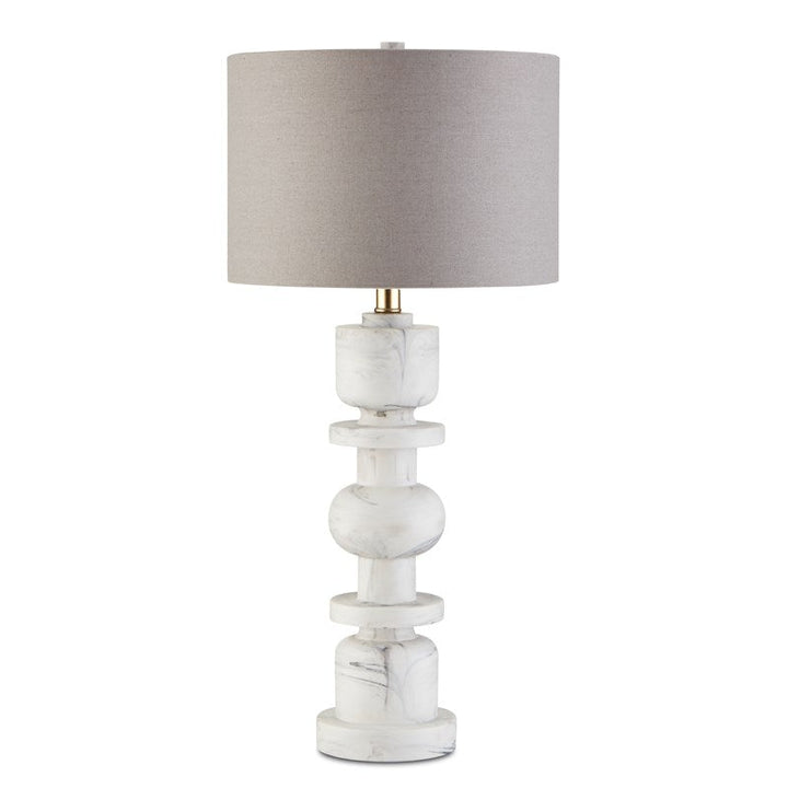 Sasha White Table Lamp-Currey-CURY-6000-0687-Table Lamps-3-France and Son
