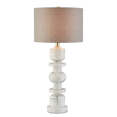 Sasha White Table Lamp-Currey-CURY-6000-0687-Table Lamps-1-France and Son