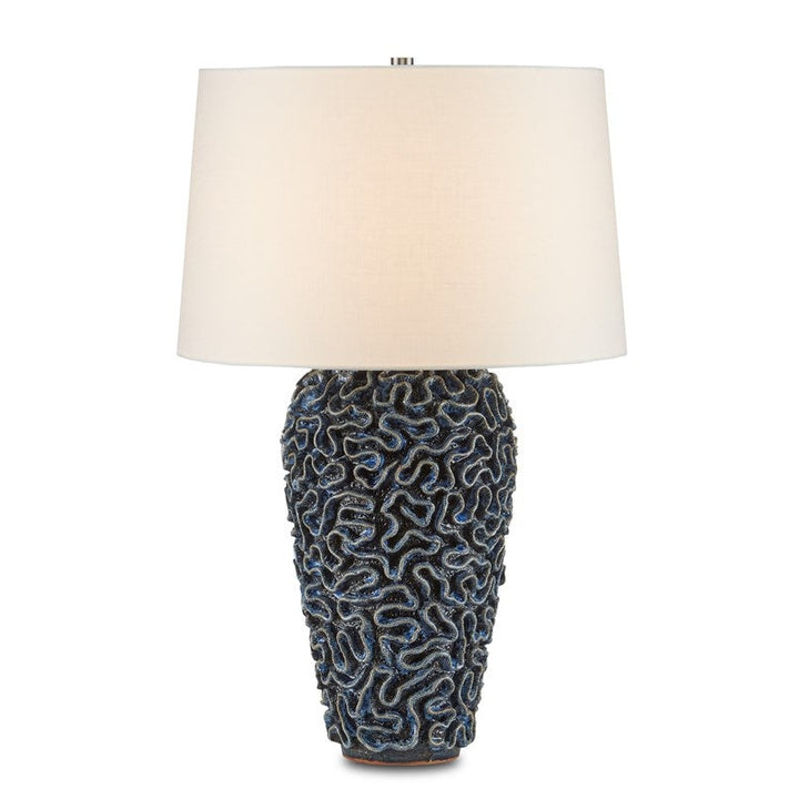 Milos Blue Table Lamp-Currey-CURY-6000-0745-Table Lamps-1-France and Son