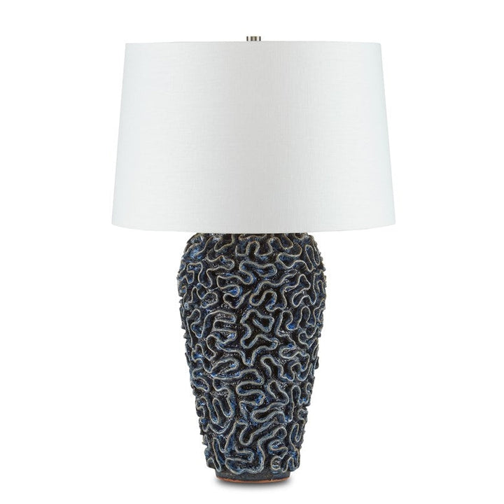 Milos Blue Table Lamp-Currey-CURY-6000-0745-Table Lamps-2-France and Son