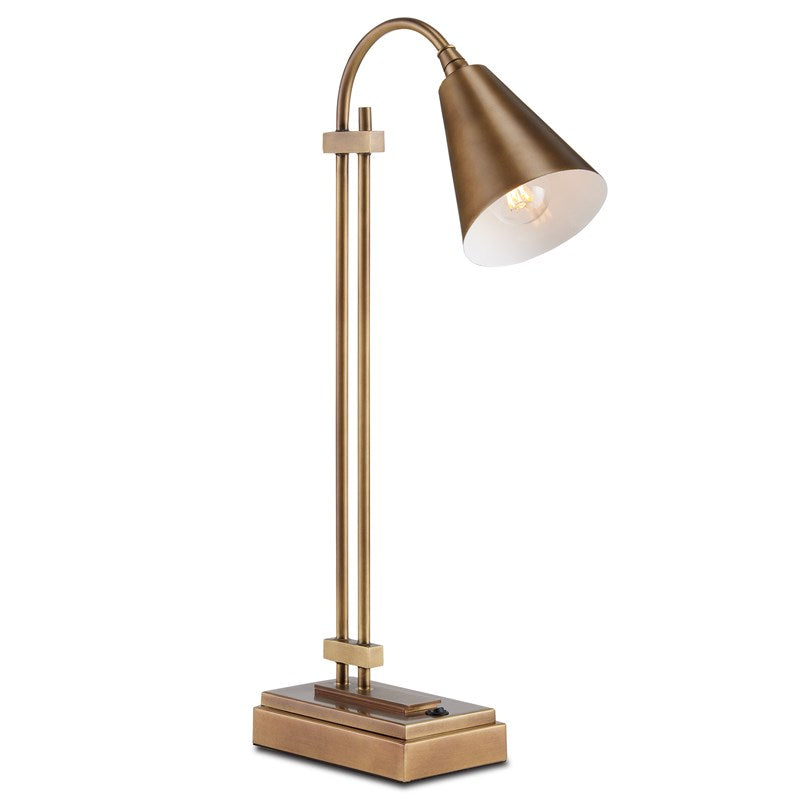Symmetry Desk Lamp-Currey-CURY-6000-0782-Table LampsBrass-1-France and Son