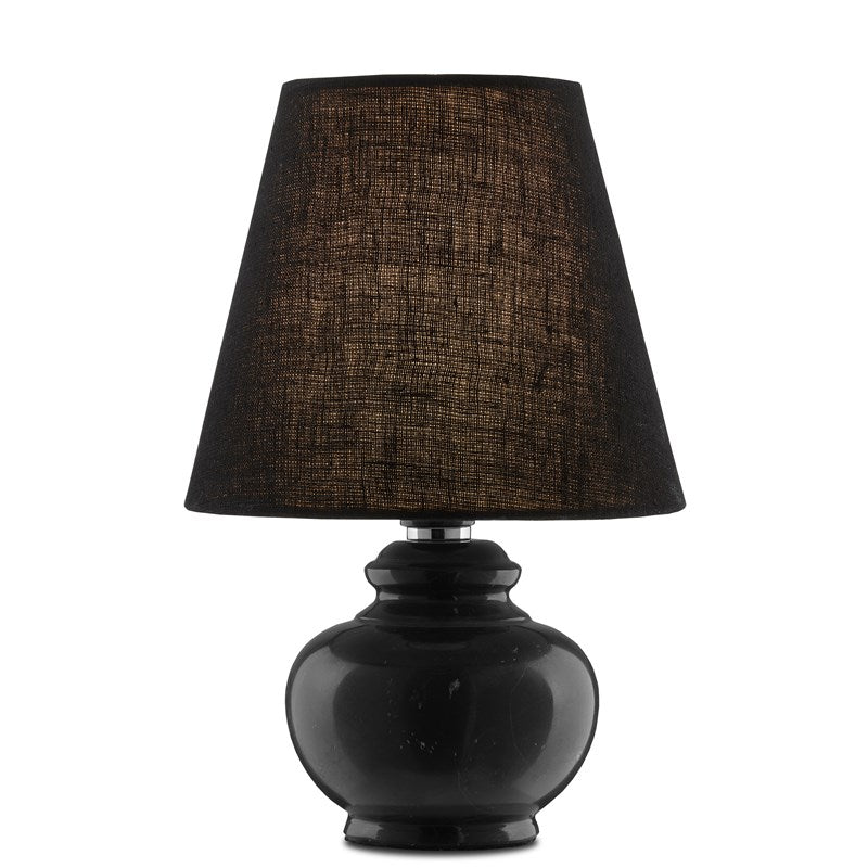 Piccolo Tan Mini Table Lamp-Currey-CURY-6000-0807-Table LampsBlack-1-France and Son