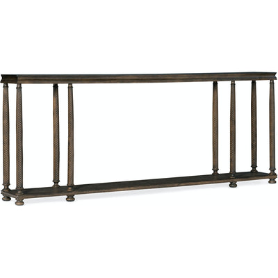 Vera Cruz Console Table-Hooker-HOOKER-6005-85003-85-Console TablesMedium Wood-3-France and Son