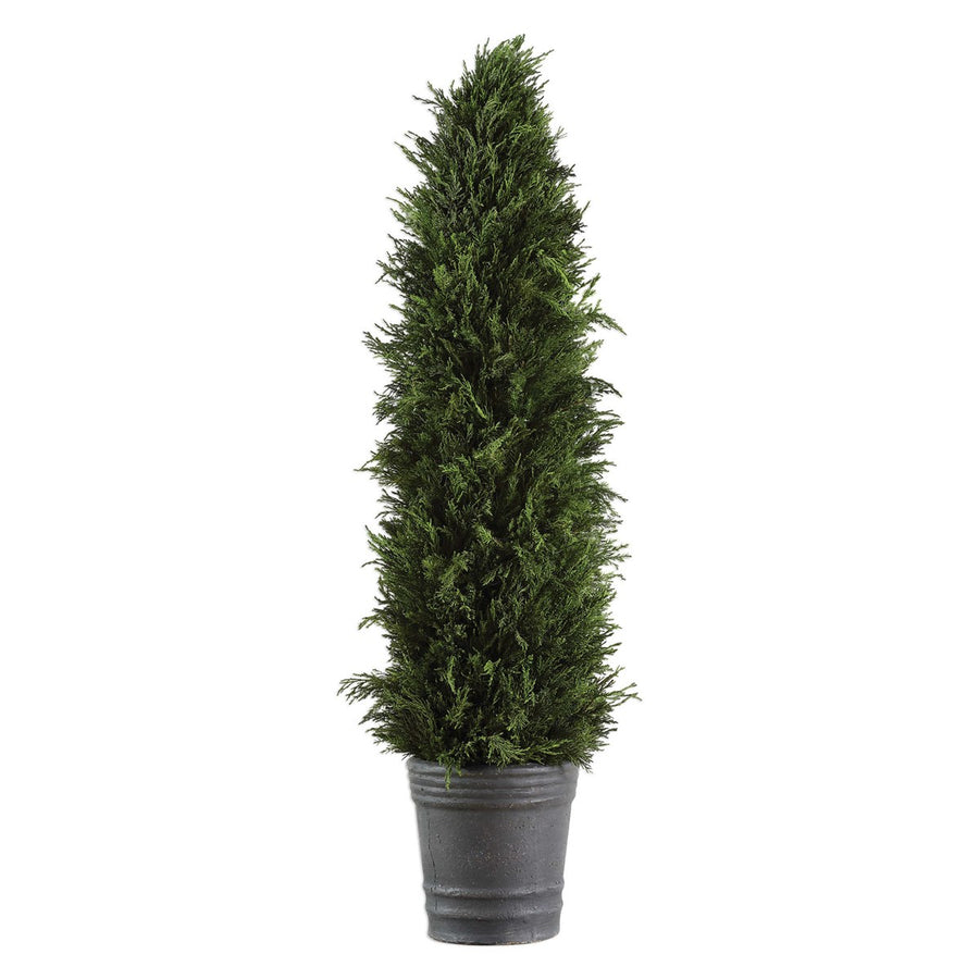 Cypress Cone Topiary-Uttermost-UTTM-60139-Decor-1-France and Son