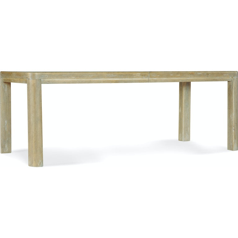 Surfrider Rectangle parsons Dining Table w/1-18in leaf-Hooker-HOOKER-6015-75207-80-Dining Tables-1-France and Son
