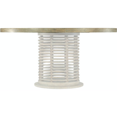 Surfrider 60in Rattan Round Dining Table-Hooker-HOOKER-6015-75213-80-Dining Tables-5-France and Son