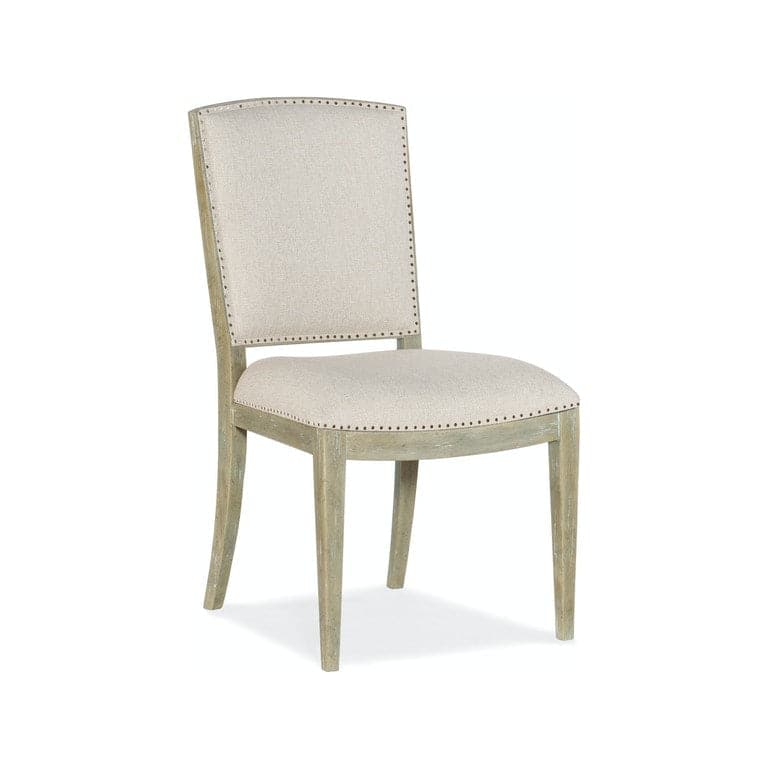 Carved Back Side Chair-Hooker-HOOKER-6015-75411-80-Dining ChairsLight Wood-2-France and Son