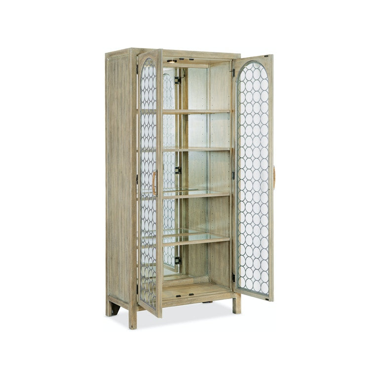 Surfrider Display Cabinet-Hooker-HOOKER-6015-75906-80-Bookcases & CabinetsCream-8-France and Son