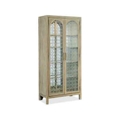 Surfrider Display Cabinet-Hooker-HOOKER-6015-75906-80-Bookcases & CabinetsCream-1-France and Son