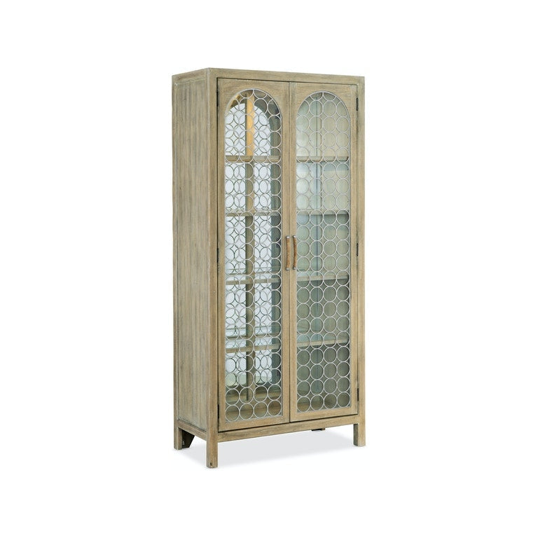 Surfrider Display Cabinet-Hooker-HOOKER-6015-75906-80-Bookcases & CabinetsCream-1-France and Son