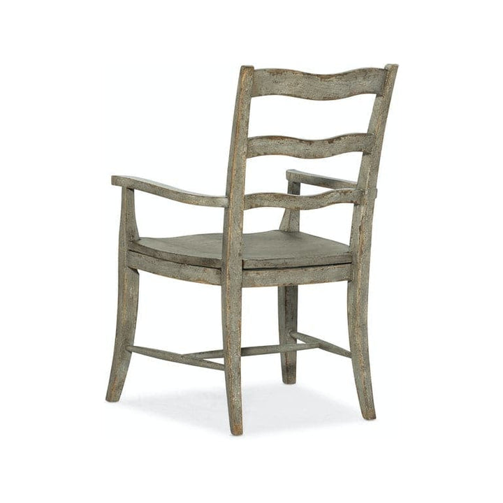 Alfresco La Riva Ladder Back Arm Chair-Hooker-HOOKER-6025-75300-90-Dining Chairs-3-France and Son