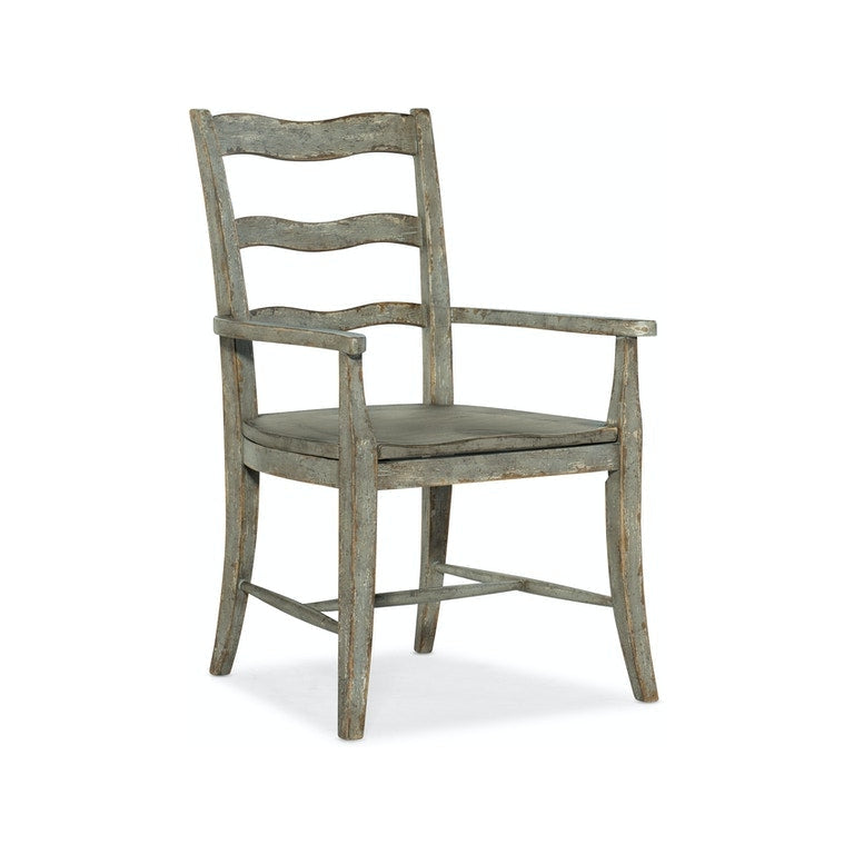 Alfresco La Riva Ladder Back Arm Chair-Hooker-HOOKER-6025-75300-90-Dining Chairs-1-France and Son