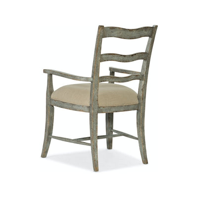 La Riva Upholstered Seat Arm Chair-Hooker-HOOKER-6025-75303-90-Dining Chairs-2-France and Son