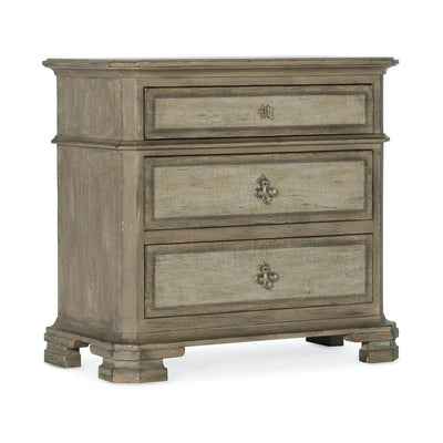 Palmieri Three-Drawer Nightstand-Hooker-HOOKER-6025-90016-83-Nightstands-1-France and Son