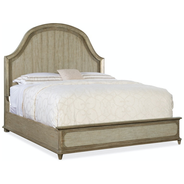 Alfresco Lauro Panel Bed with Metal-Hooker-HOOKER-6025-90260-83-BedsLauro Cal King-1-France and Son