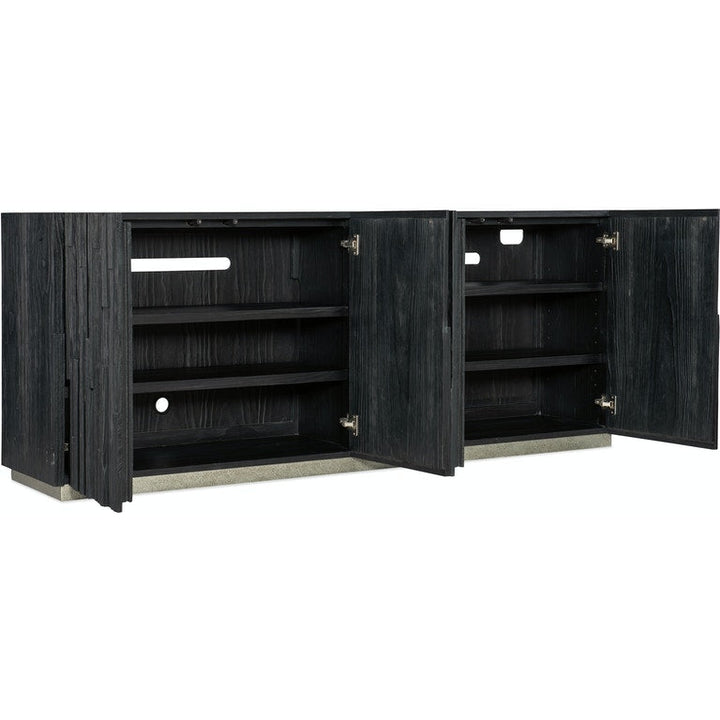 Chapman Shou Sugi Ban Entertainment Console-Hooker-HOOKER-6033-55480-99-Media Storage / TV Stands-3-France and Son