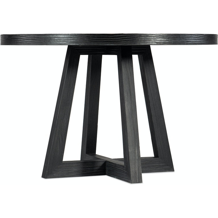 Chapman Shou Sugi Ban Petite Round Dining Table-Hooker-HOOKER-6033-75201-99-Dining Tables-1-France and Son
