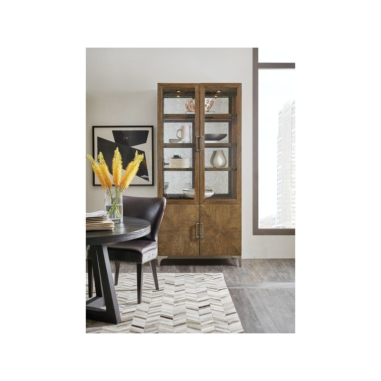 Chapman Display Cabinet-Hooker-HOOKER-6033-75906-85-Bookcases & Cabinets-4-France and Son